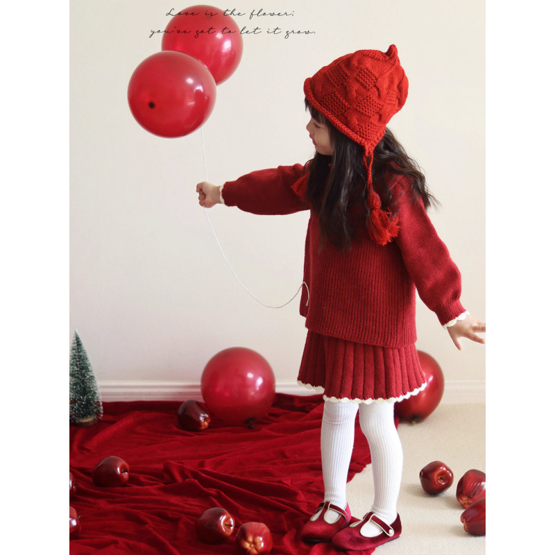 2024新品★子供服　セーター+スカート　セットアップ★90cm〜140cm