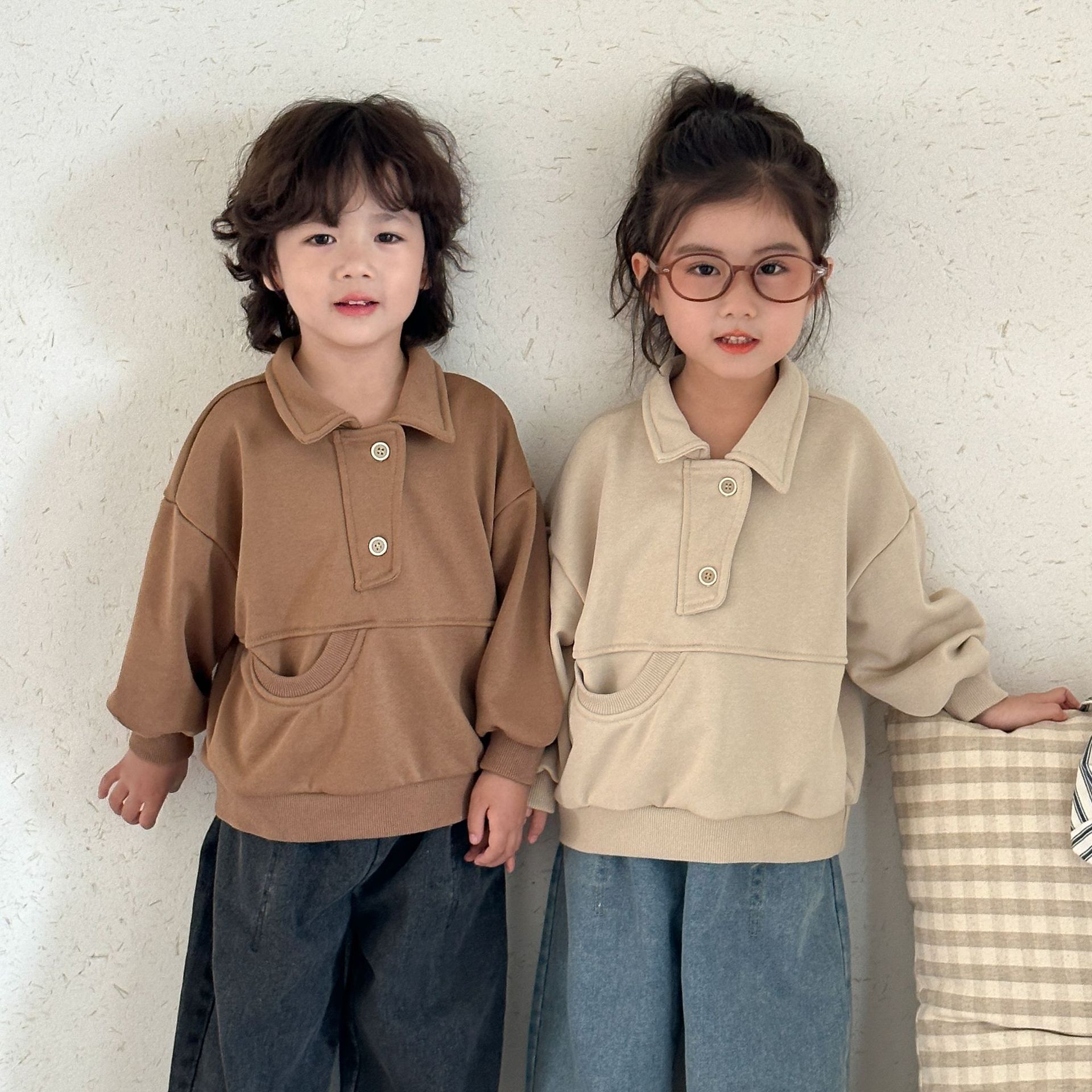 2025春新品★子供服　トップス★80cm〜150cm 2色