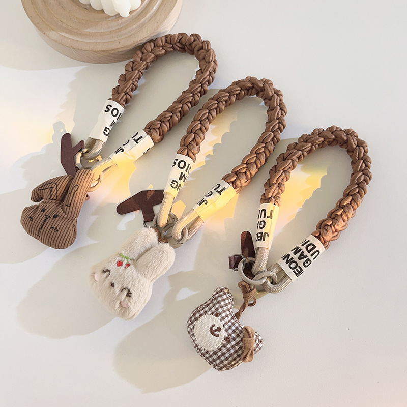 ★可愛いキーホルダー　携帯装飾品★ぬいぐるみキーチェーン★3色