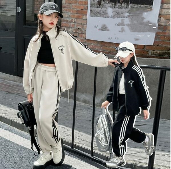 2024★春秋新作★韓国風ベビー服★トップス+ズボン★120cm〜170cm 2色