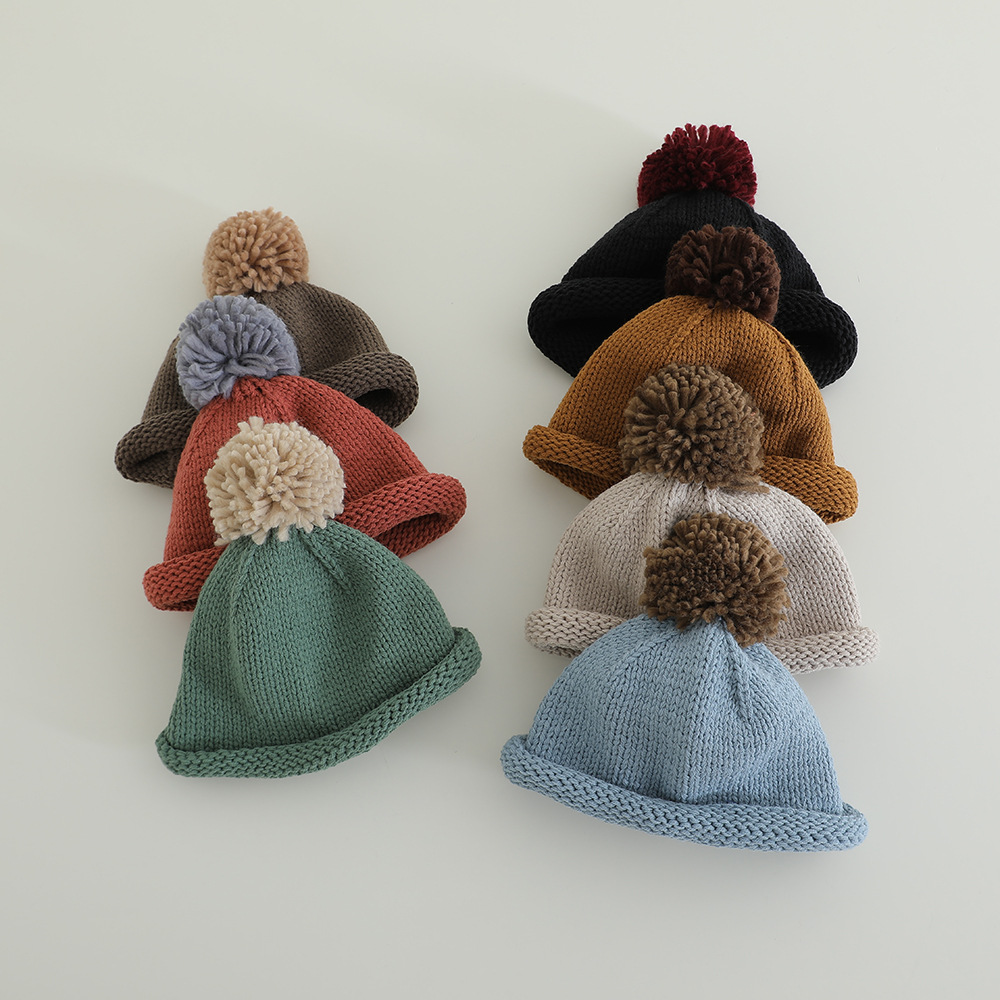 2024★秋冬新作★キッズ帽子★ハット★キャップ★ 7色