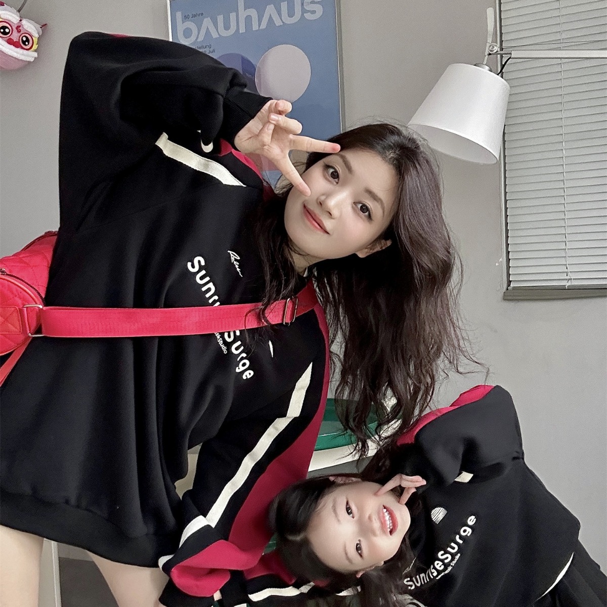 2025新品★子供服&親子服　トレーナー　裏起毛★80~160cm/S〜XL