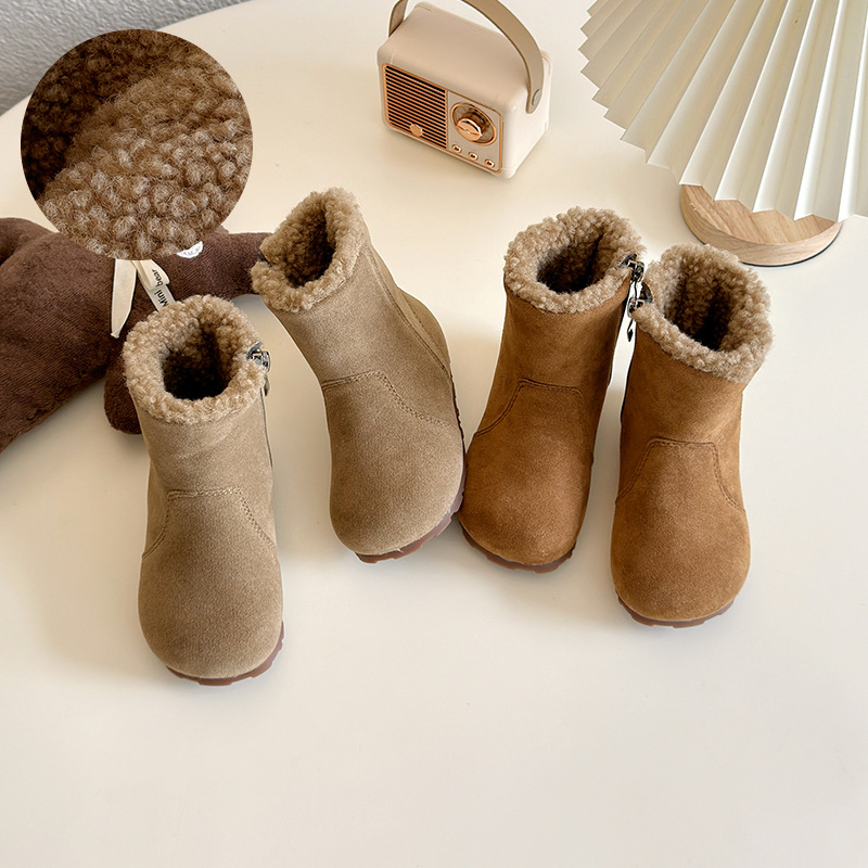 「2024」靴★子供靴★キッズ靴★シューズ★キッズ★ショートブーツ★2色23#〜36#