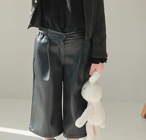 「2024」子供服★PUズボン★ボトムス★韓国風子供服★7#〜17#