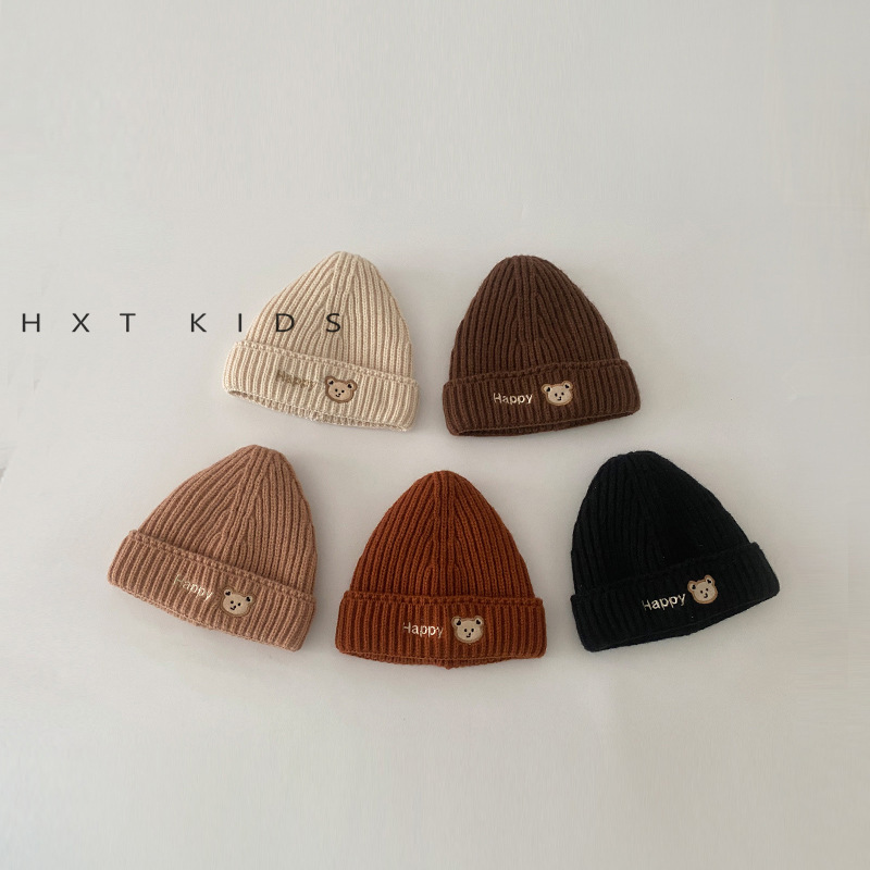 「2024」子供用★帽子★ニット帽子★防寒★ベビー★暖かい★5色
