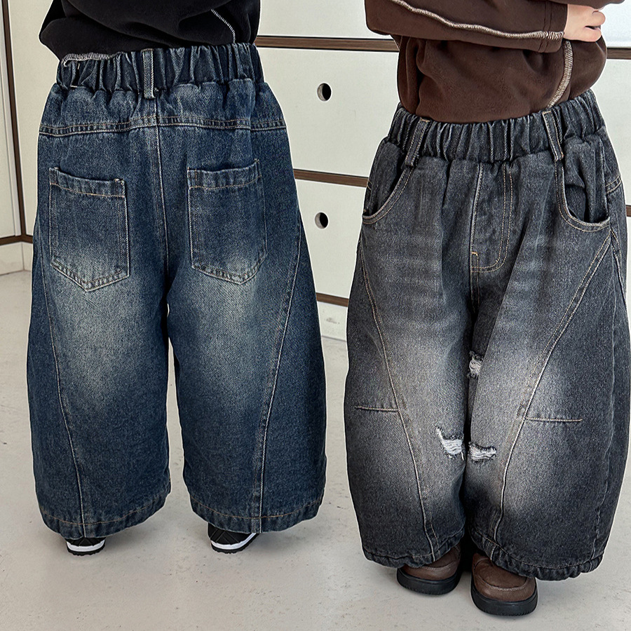 「2025」子供服★ズボン★ボトムス★ジーンズ★韓国風子供服★2色80cm〜140cm