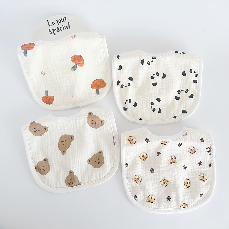 2024★ベビー用★食事用エプロン★食事用ビブ★涎掛け★ 16色
