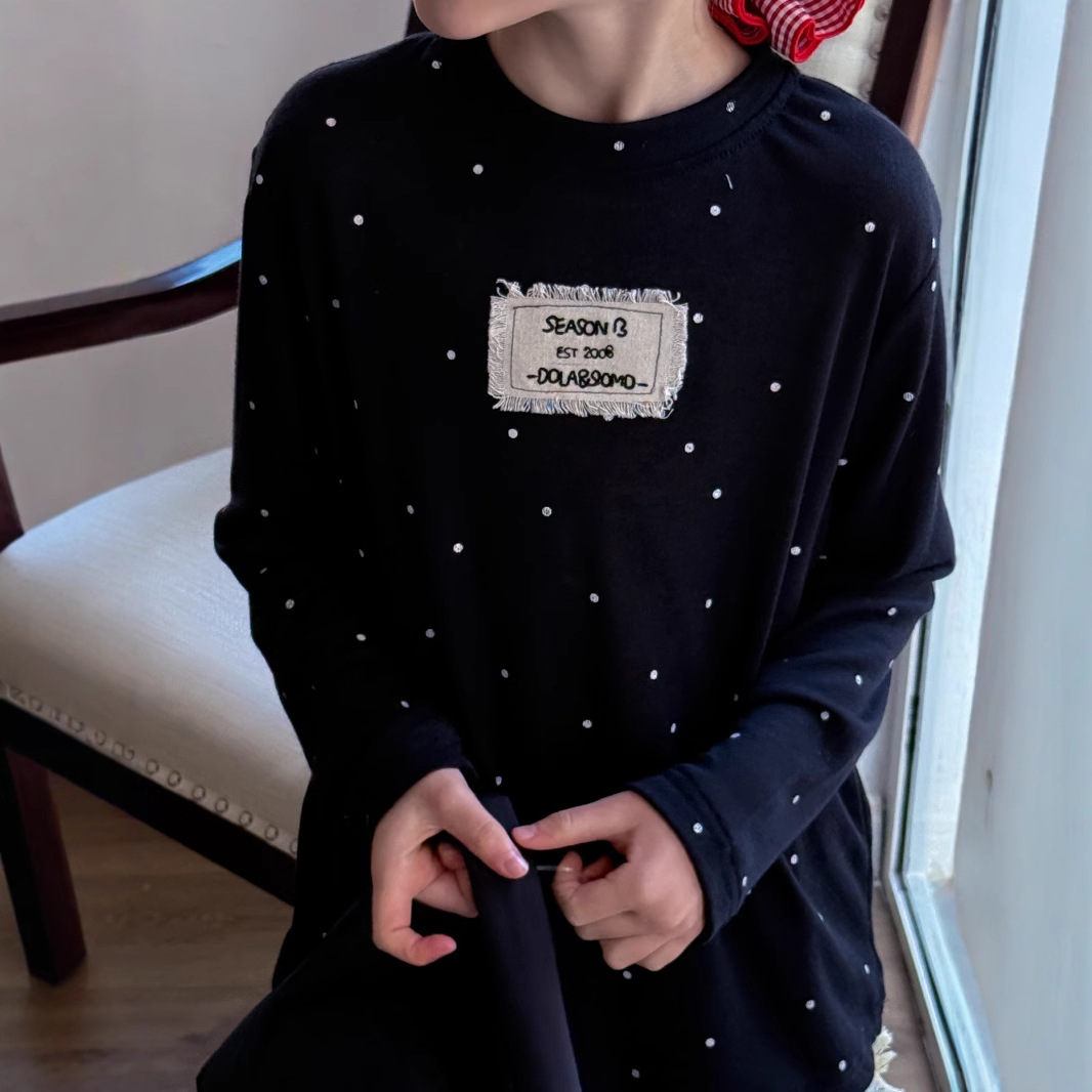 2025春新作MK★子供服　長袖トップス★90cm〜150cm 2色