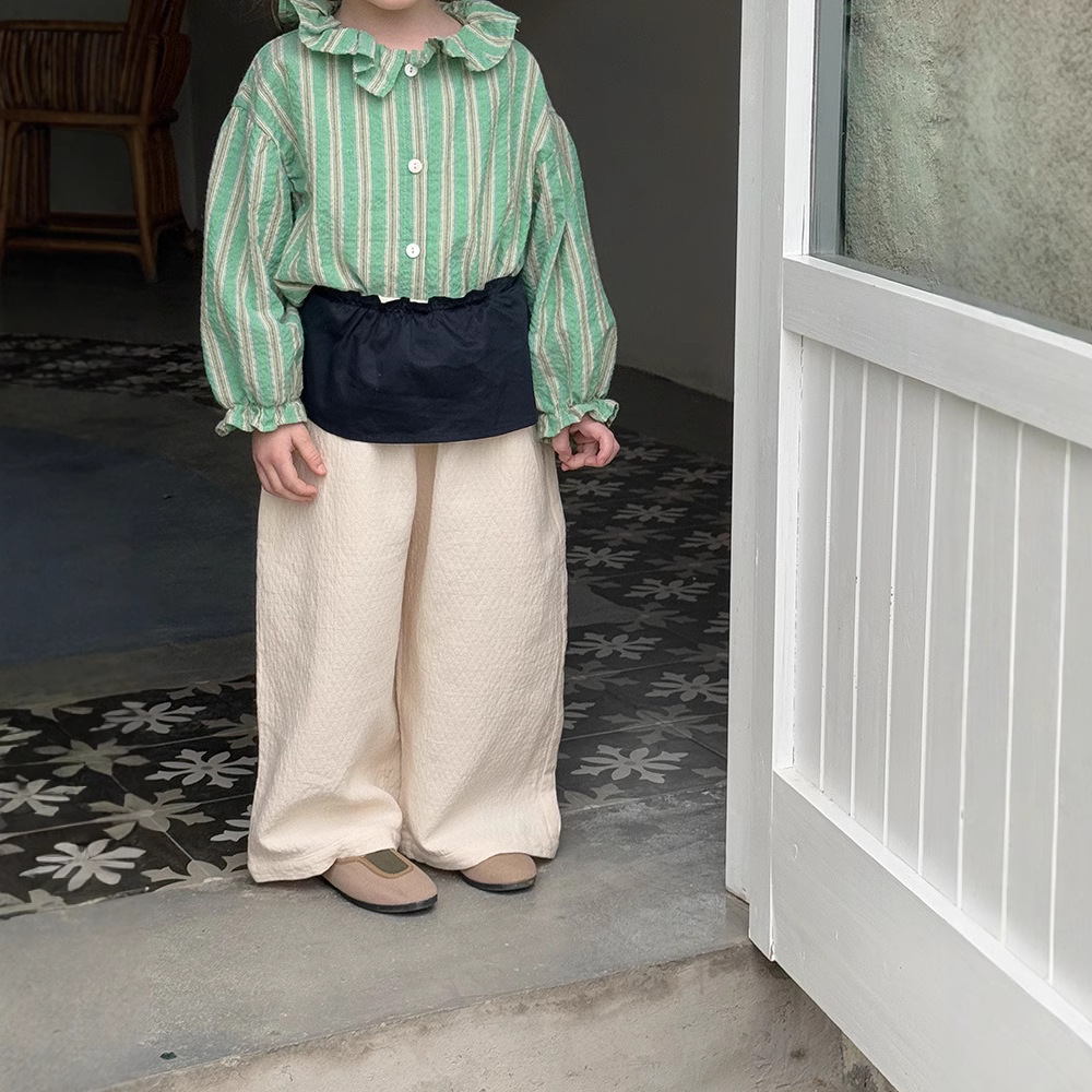 2025春新作ZXR★子供服　ズボン★90cm〜150cm 2色