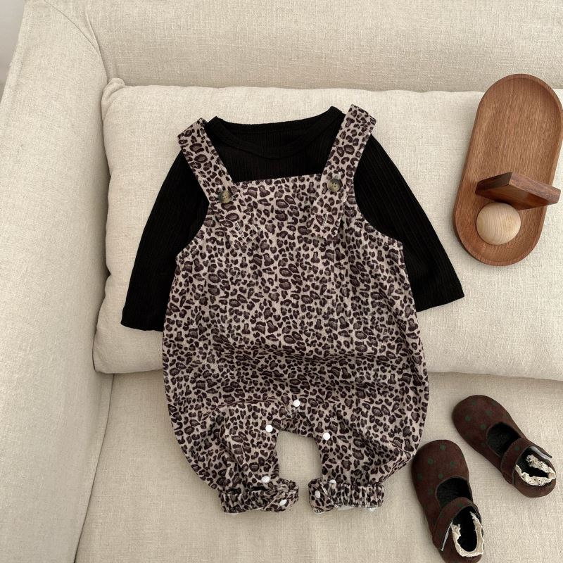 2025★春秋新作★韓国風子供服★トップス★サロペット★66cm〜100cm 2色