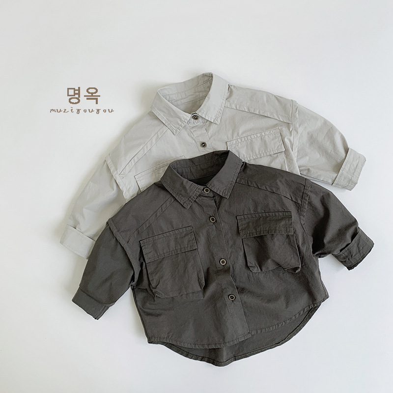 「2025」子供服★トップス★ワイシャツ★韓国風子供服★2色80cm〜130cm