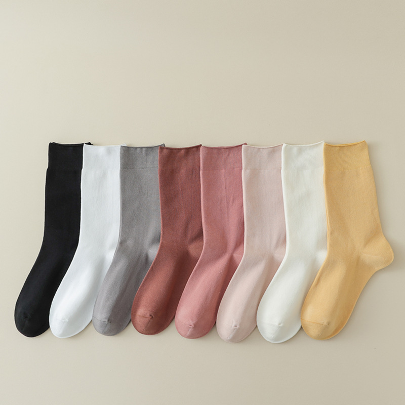 「2025」靴下★レディース★ソックス★大人用★女性用靴下★無地★8色