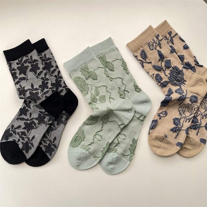 「2025」靴下★レディース★ソックス★大人用★女性用靴下★可愛い★3色