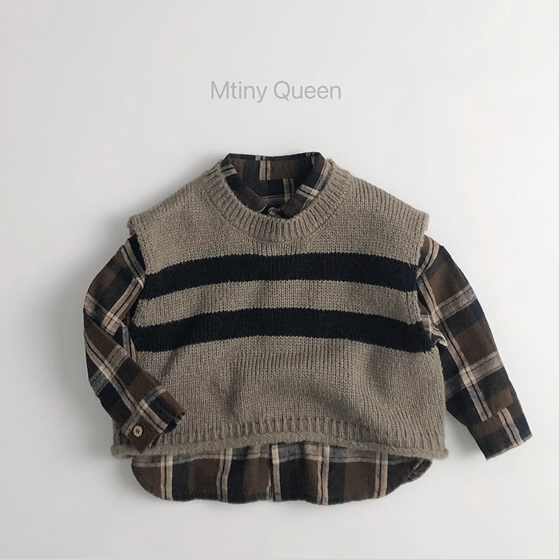 2025年新★子供服　ニットベスト　セーター★80cm〜130cm