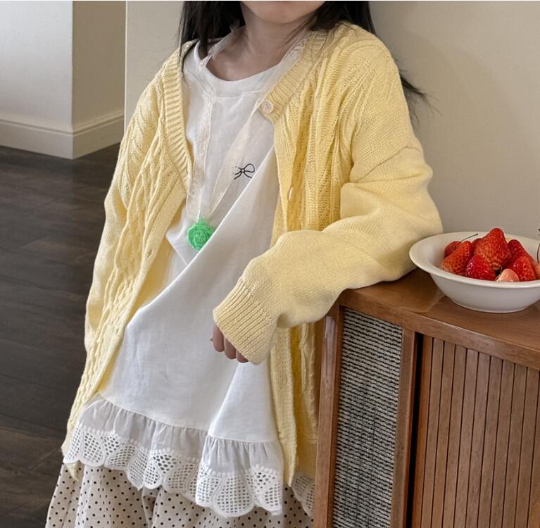 2025新作★子供服　白トップス★100cm〜160cm