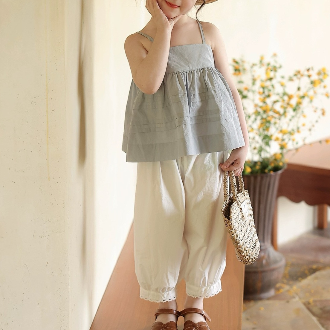 2025新作★子供服　トップス&ズボン分けて★100cm〜140cm 2色