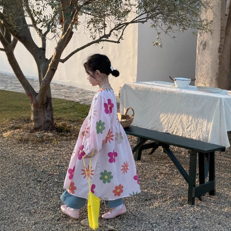 2025★春秋新作★韓国風子供服★ワンピース★90cm〜150cm