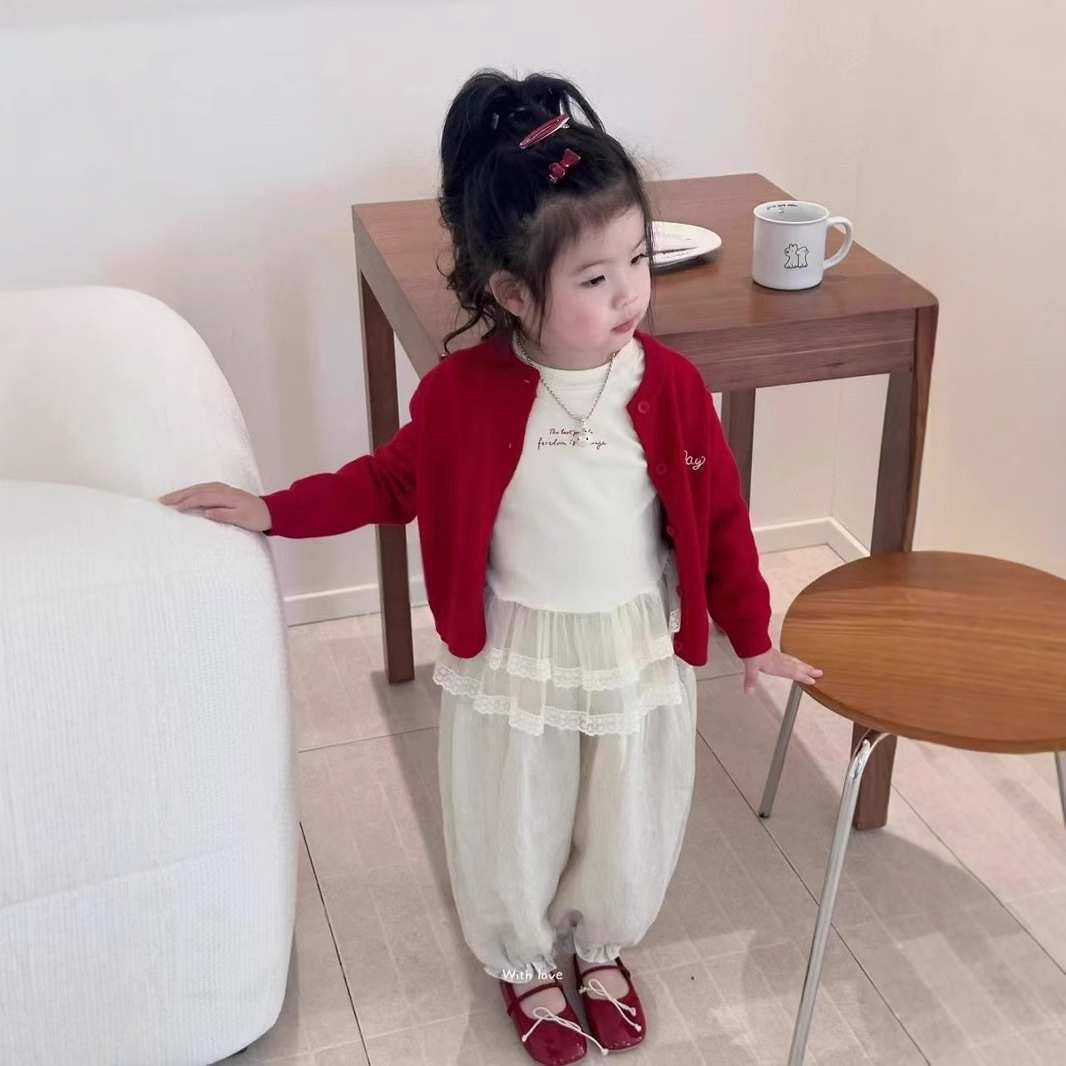 2025新作★子供服　トップス&カーディガン&ズボン分けて★90cm〜140cm