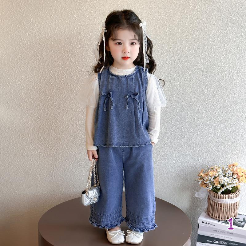 2025春新品★子供服　デニムセット+トップス★90cm〜140cm