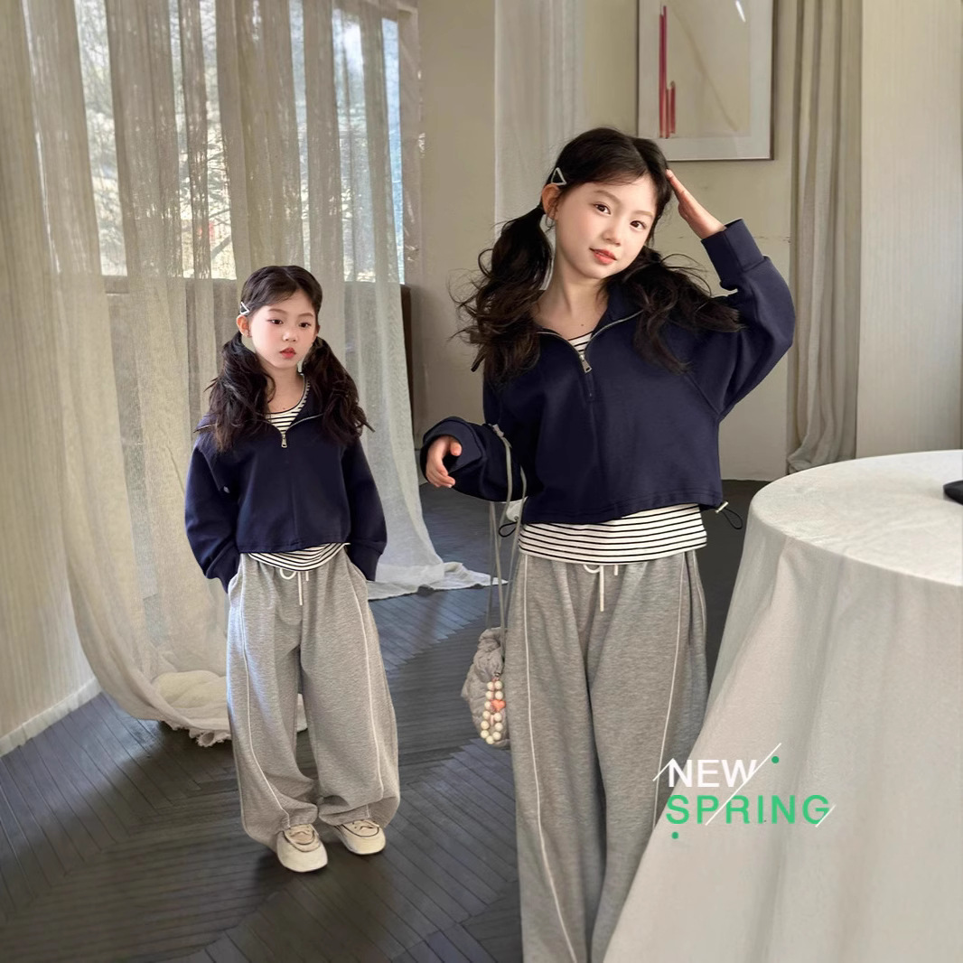 2025新品★子供服　キャミソール+トップス　セットアップ★120cm〜170cm
