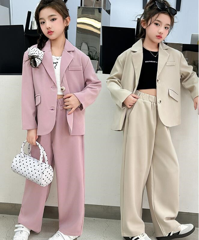 2025新品★子供服　スーツ　セットアップ★120cm〜170cm 2色