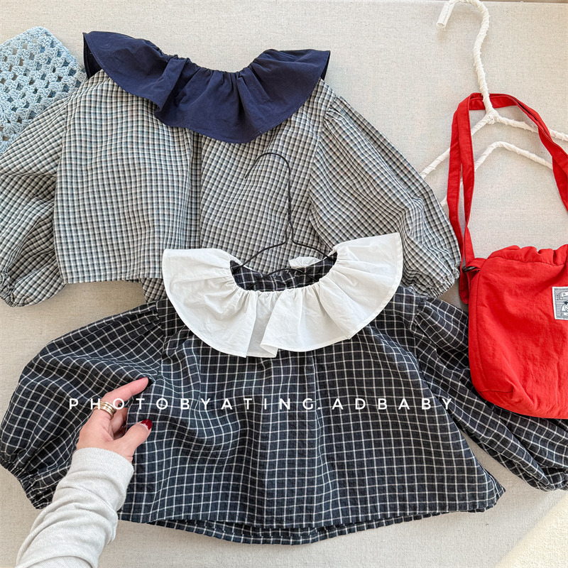「2025」子供服★トップス★長袖シャツ★韓国風子供服★2色80cm〜130cm