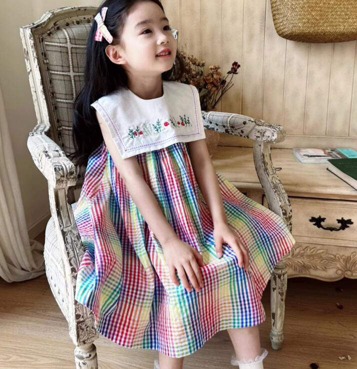 「2025」子供服★ワンピース★袖なし★韓国風子供服★90cm〜140cm