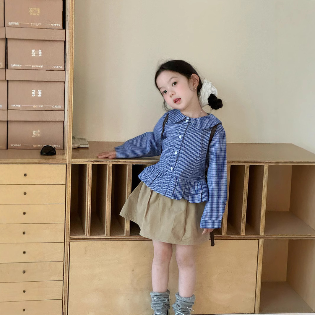 2025★春秋新作★韓国風子供服★シャツ★90cm〜150cm