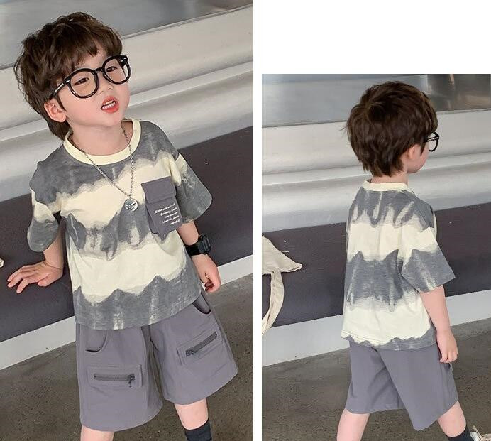 「2025」子供服★トップス+ズボン★セットアップ★韓国風子供服★2色90cm〜130cm