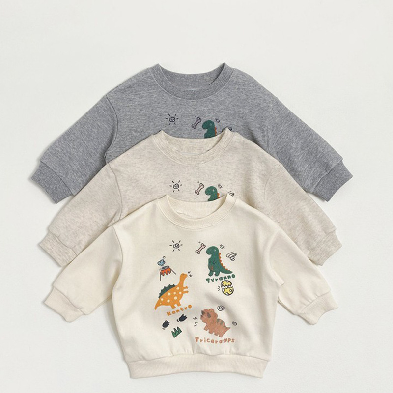 「2025」子供服★トップス★トレーナー★恐竜★韓国風子供服★3色65cm〜100cm