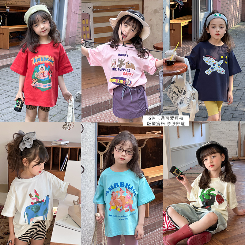 2025夏新作A★子供服　トップス★90cm〜170cm 7色