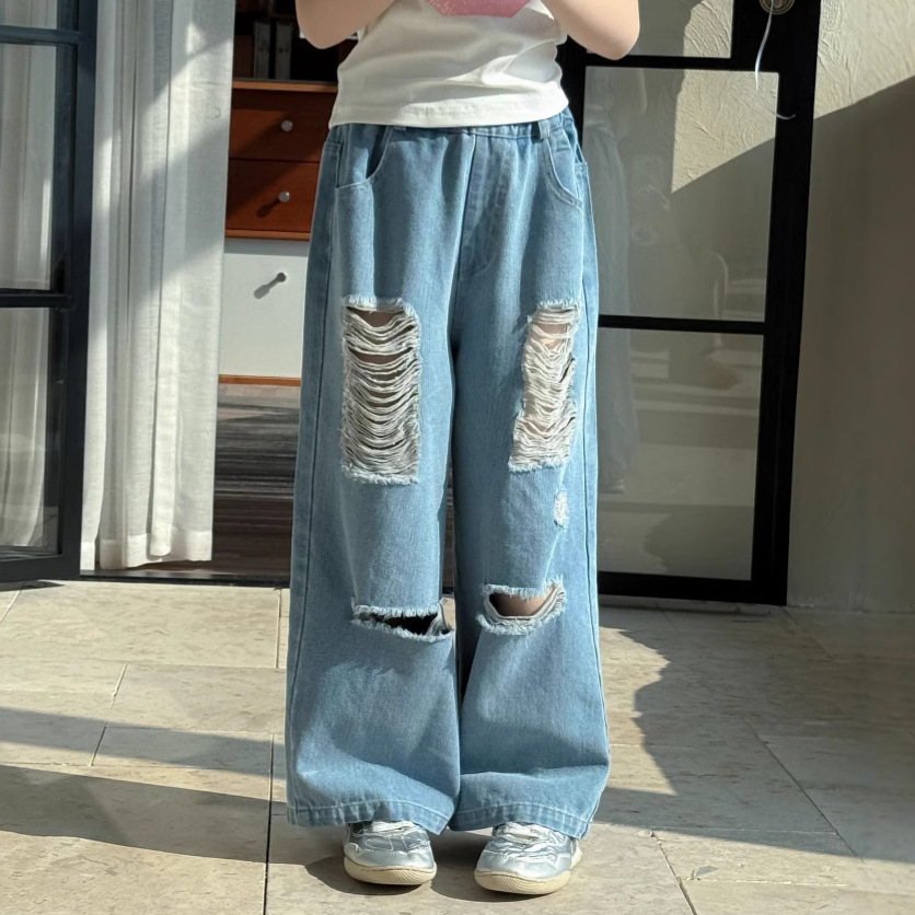 「2025」子供服★ズボン★ボトムス★ジーンズ★韓国風子供服★90cm〜150cm