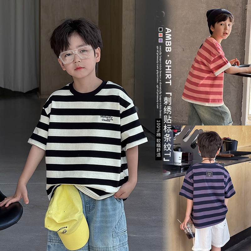 2025夏新作A★子供服　トップス★90cm〜160cm 3色