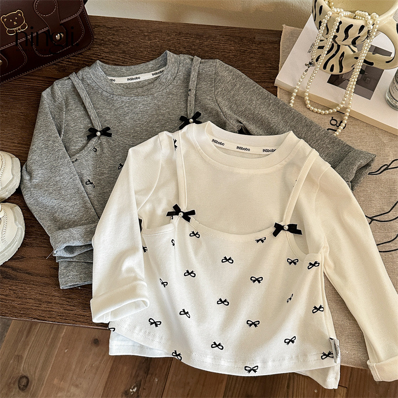 「2025」子供服★トップス★Tシャツ★韓国風子供服★長袖★2色90cm〜140cm