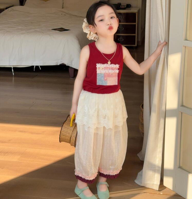 2025新作★子供服　トップス&ズボン分けて★90cm〜140cm 2色
