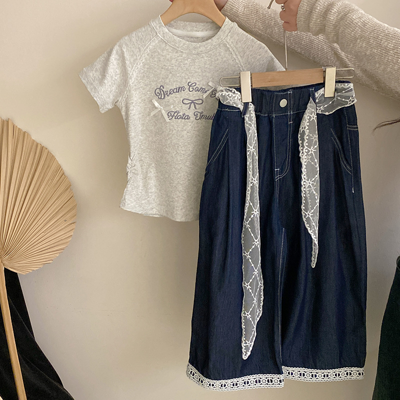 「2025」子供服★トップス★Tシャツ★ズボン★韓国風子供服★2色110cm〜150cm