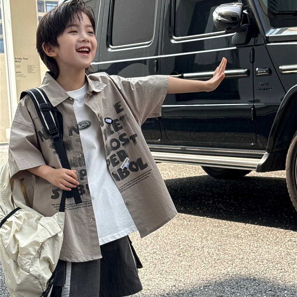 2025夏新作SN★子供服　トップス　シャツ★100cm〜160cm