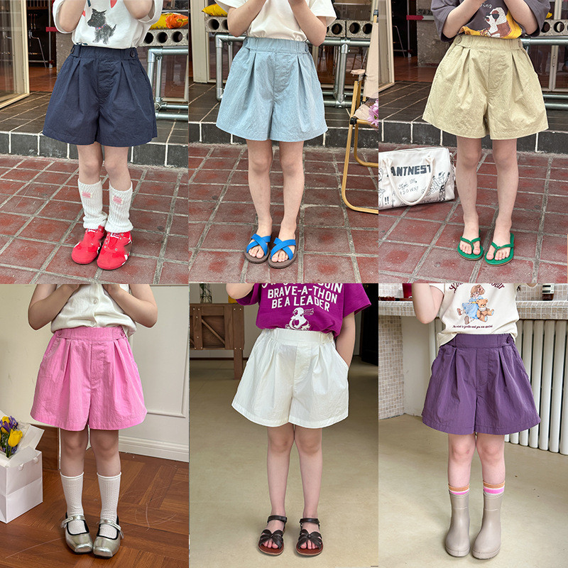 2025夏新作A★子供服　ズボン★90cm〜170cm 6色