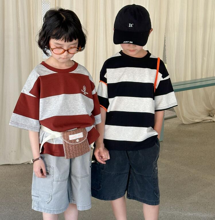 2025夏新作MXW★子供服　トップス★90cm〜150cm 2色