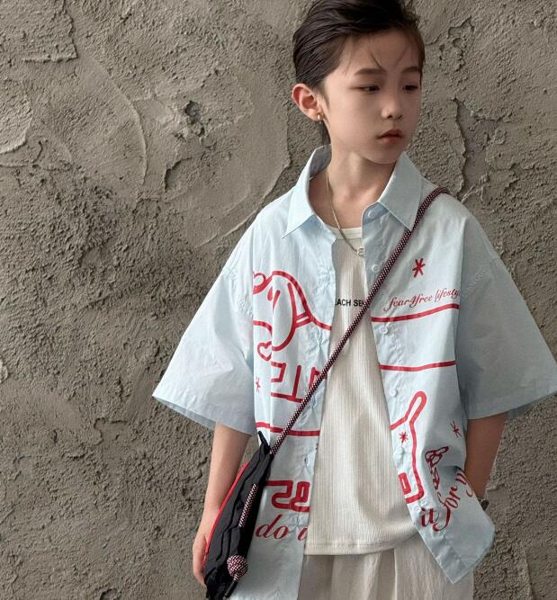 「2025」子供服★トップス★ワイシャツ★韓国風子供服★100cm〜150cm