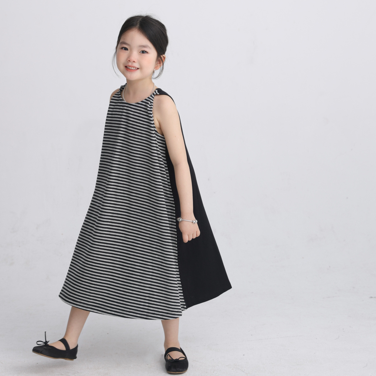 「2025」子供服★ワンピース★袖なし★韓国風子供服★90cm〜150cm
