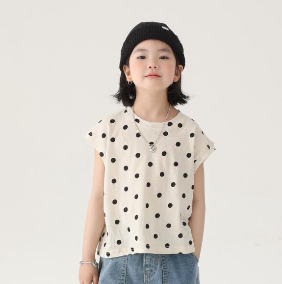 「2025」子供服★トップス★袖なしシャツ★韓国風子供服★90cm〜150cm