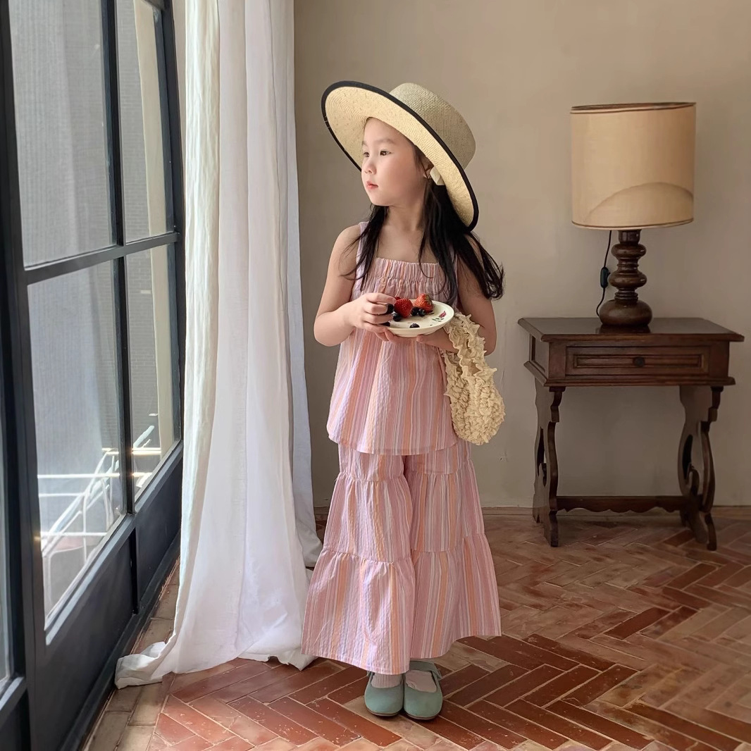 2025★夏新作★韓国風ベビー服★トップス+ズボン★90cm〜140cm