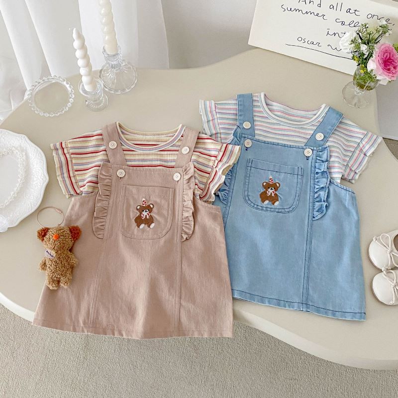 2025新品★子供服　トップス&ワンピース分けて★73CM〜110cm 2色