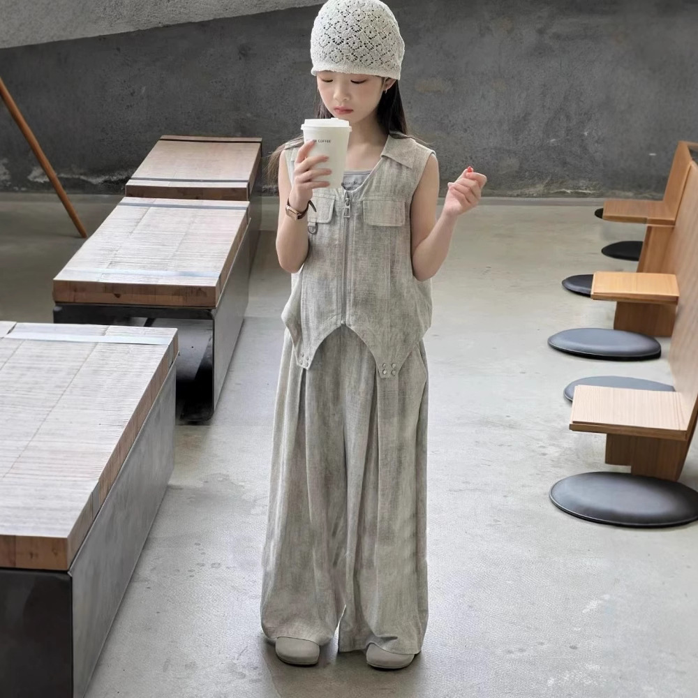 2025新品★子供服　ベストコート+ズボン　セットアップ★120cm〜170cm