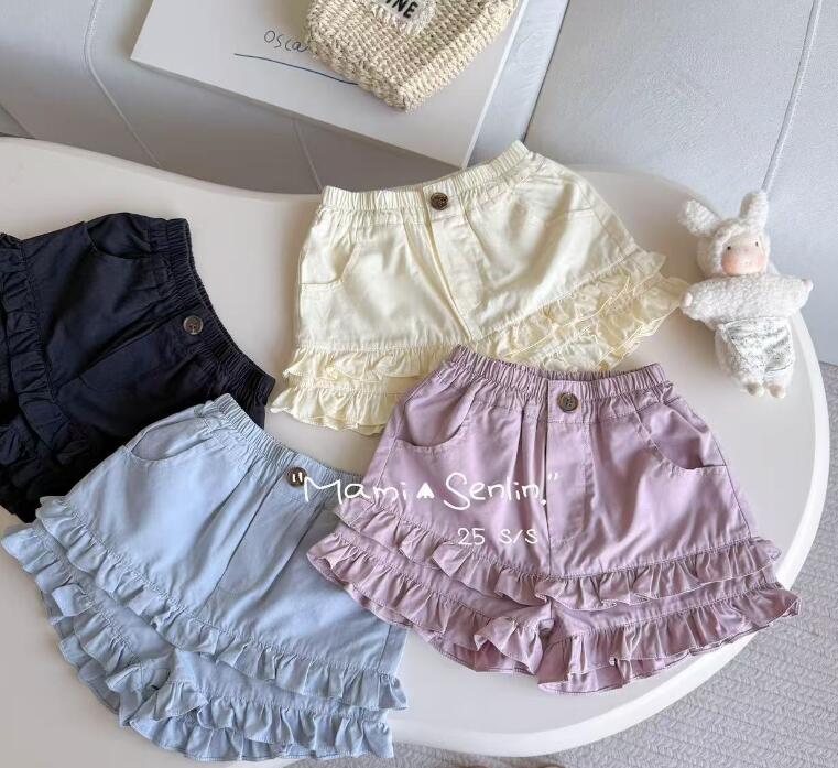 2025新入荷★子供服　ショートズボン★90cm〜140cm 3色