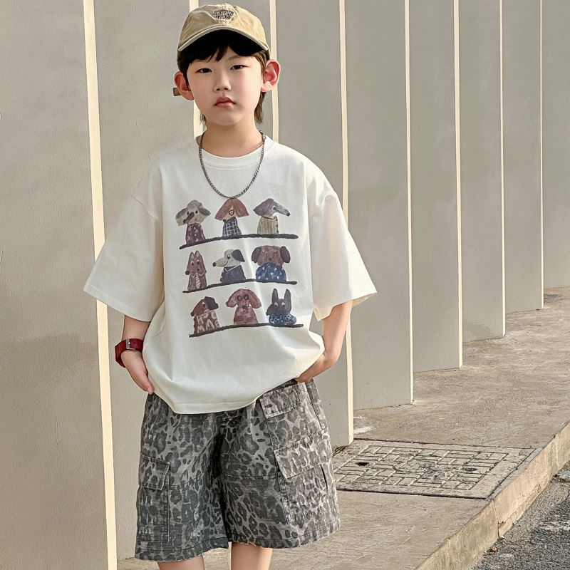 「2025」子供服★トップス★Tシャツ★ズボン★韓国風子供服★2色90cm〜150cm