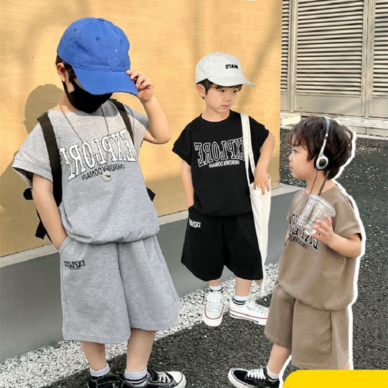 2025★夏新作★韓国風ベビー服★トップス+ズボン★7〜15 3色