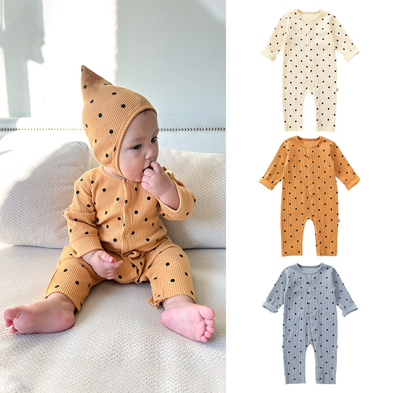 2025新入荷★ベビー服　ロンパース&帽子分けて★66〜90 3色