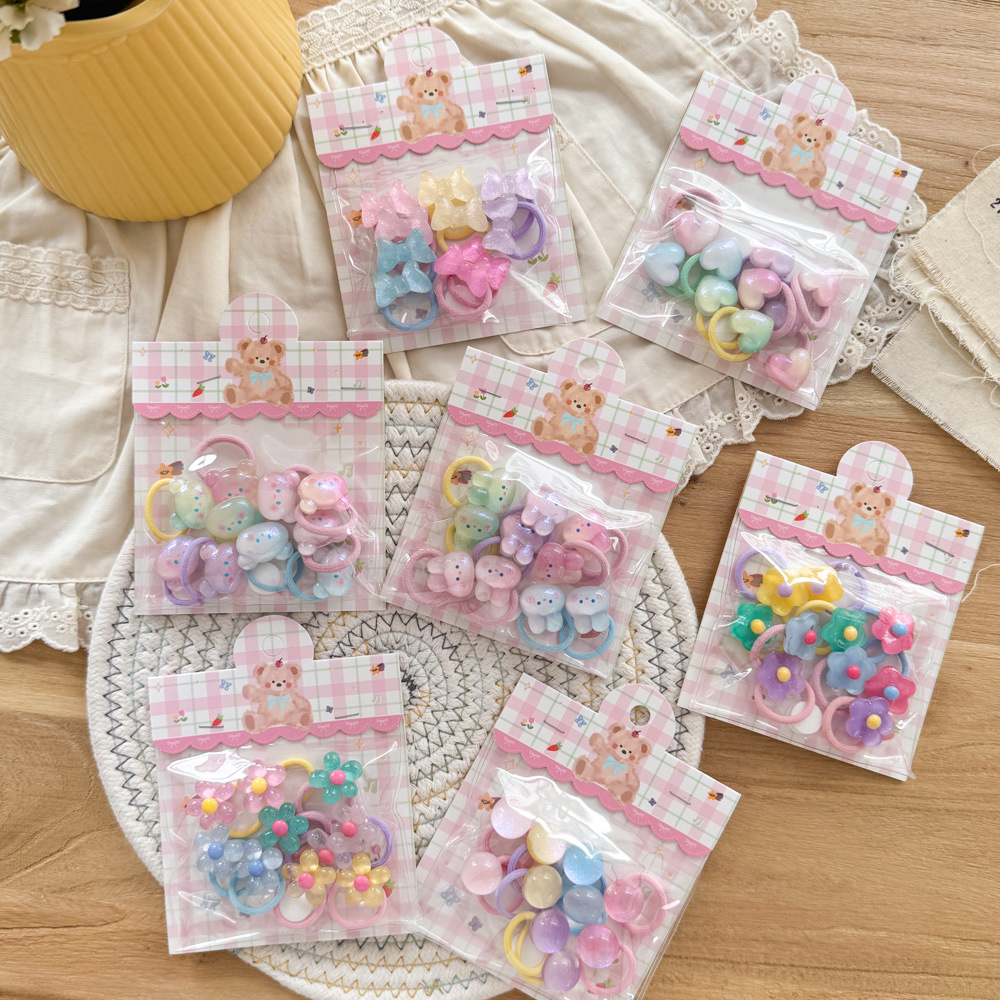 髪飾り★まとめ髪用★ヘアアクセサリー★子供用★ヘアゴム★10枚入り★可愛い